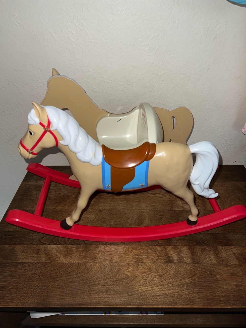 American girl bitty musical rocking horse